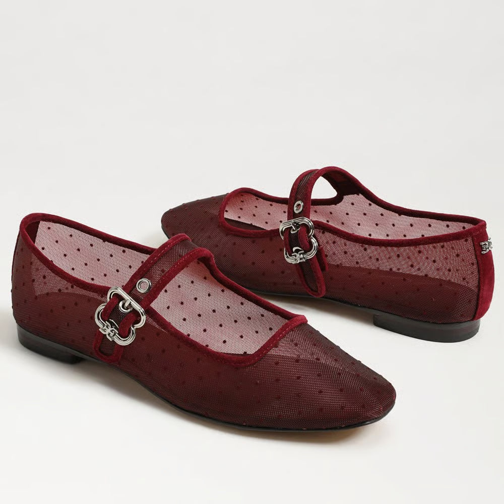 Michaela Mesh Mary Jane Flat